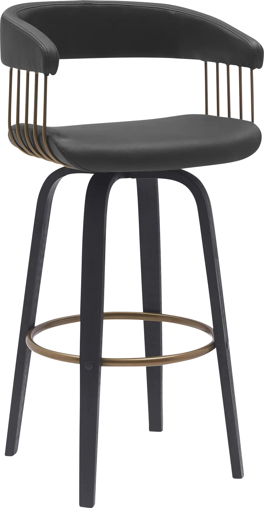 Hearttime II Black Barstool