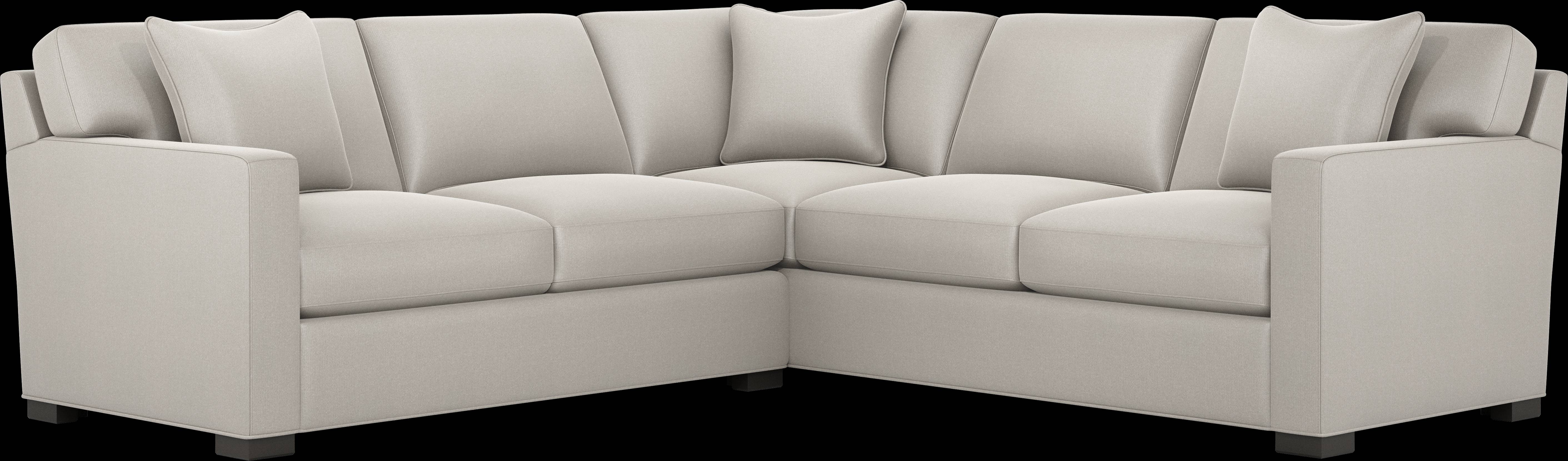 Harmonie Dove 2 Pc Sectional - Thumbnail - Image 1