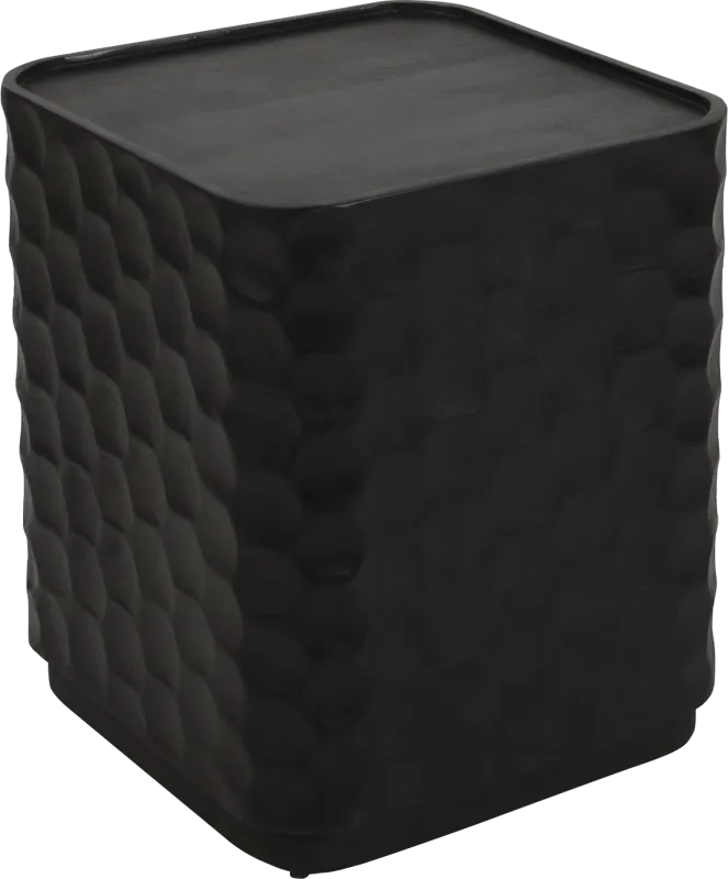 Guillory Black End Table