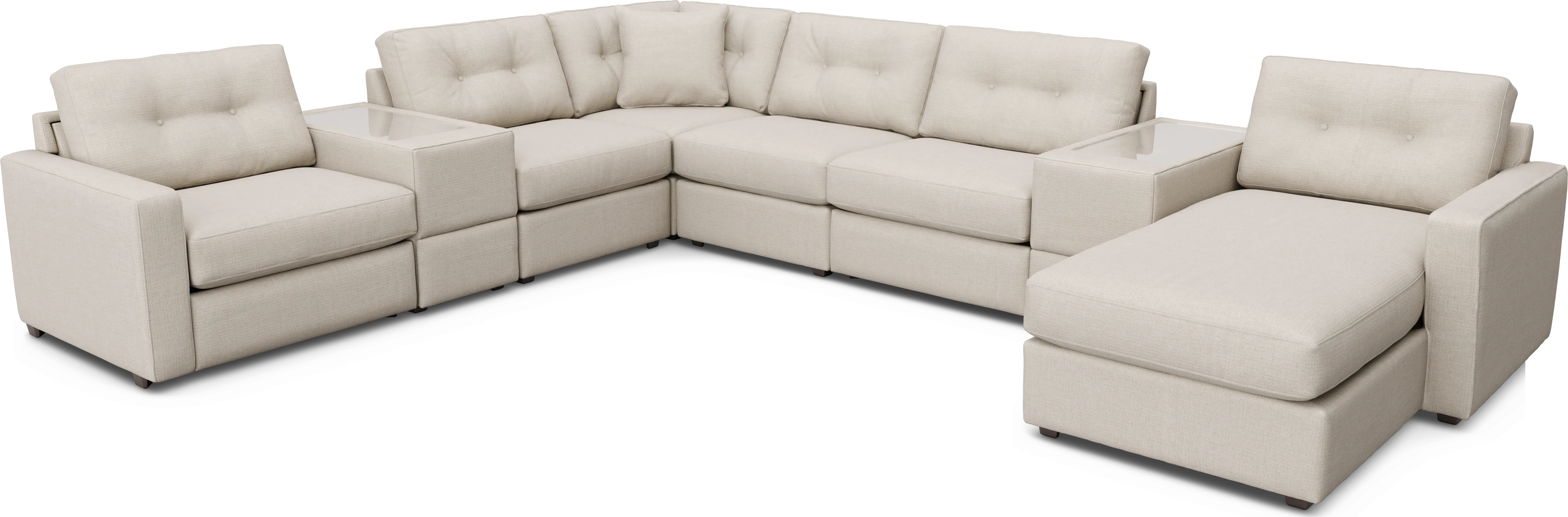 Off-White 8 Pc ModularOne - Thumbnail - Image 1