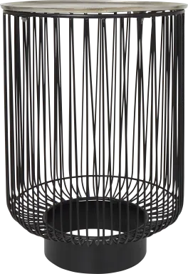 Narfoz Black Accent Table