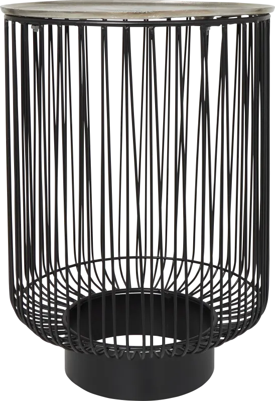 Narfoz Black Accent Table