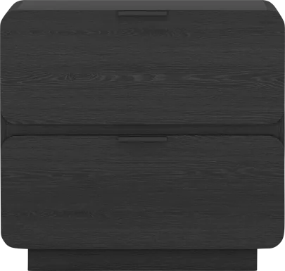 Cavernbit Black Nightstand