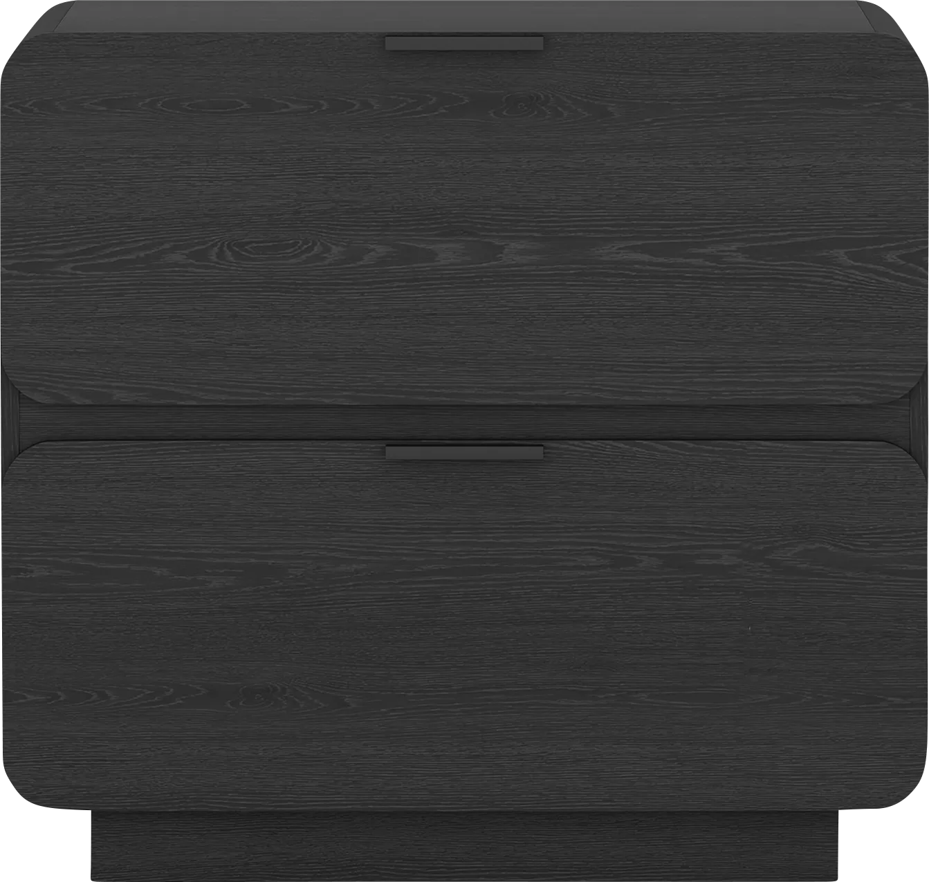 Cavernbit Black Nightstand - Image 1