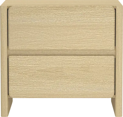 Herosunny Natural Nightstand