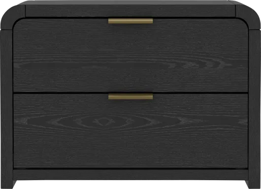 Robinbite I Black Nightstand