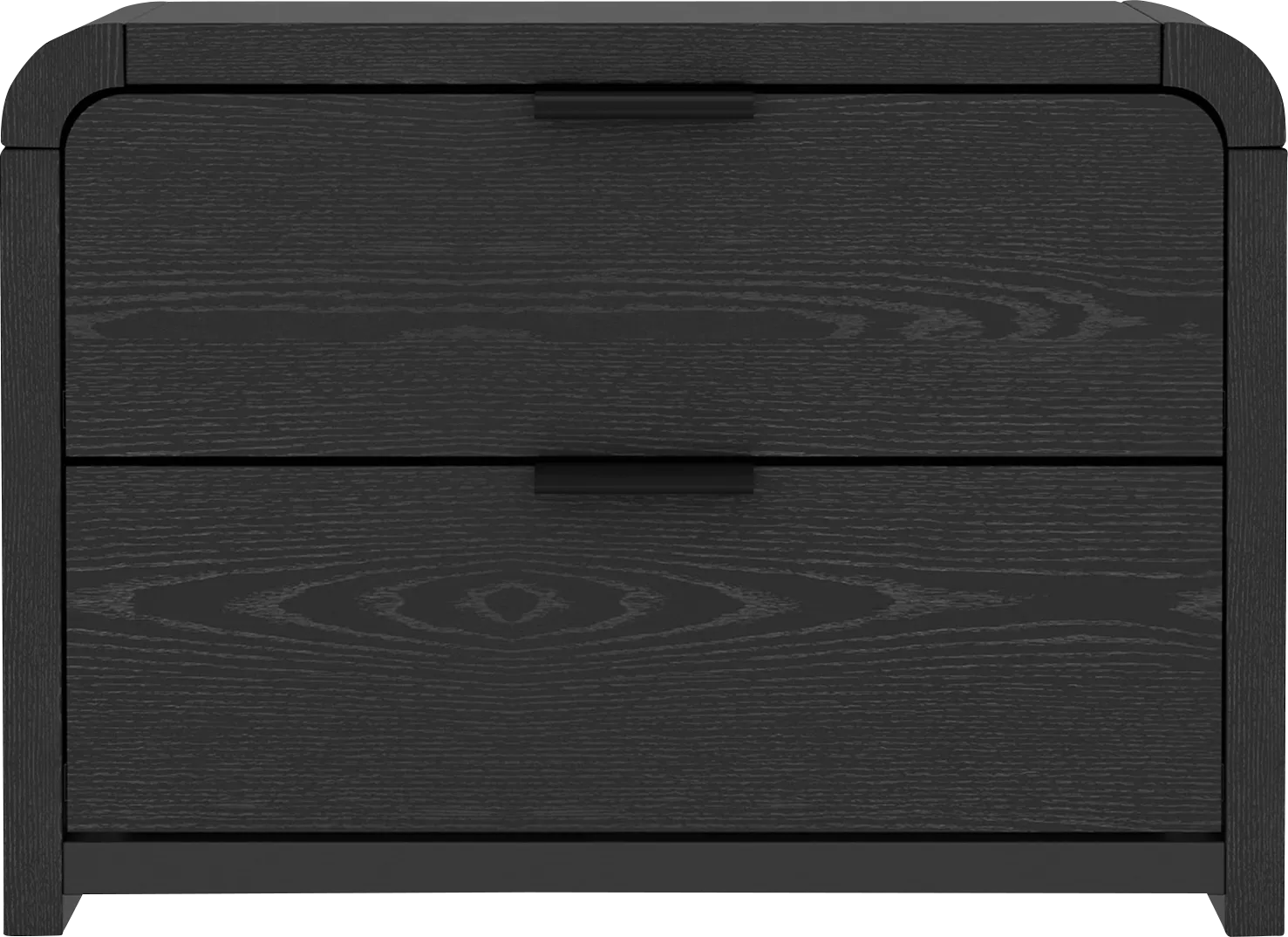 Robinbite II Black Nightstand - Thumbnail - Image 1