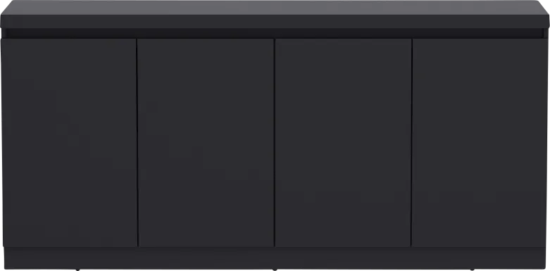 Luckytube Black Sideboard