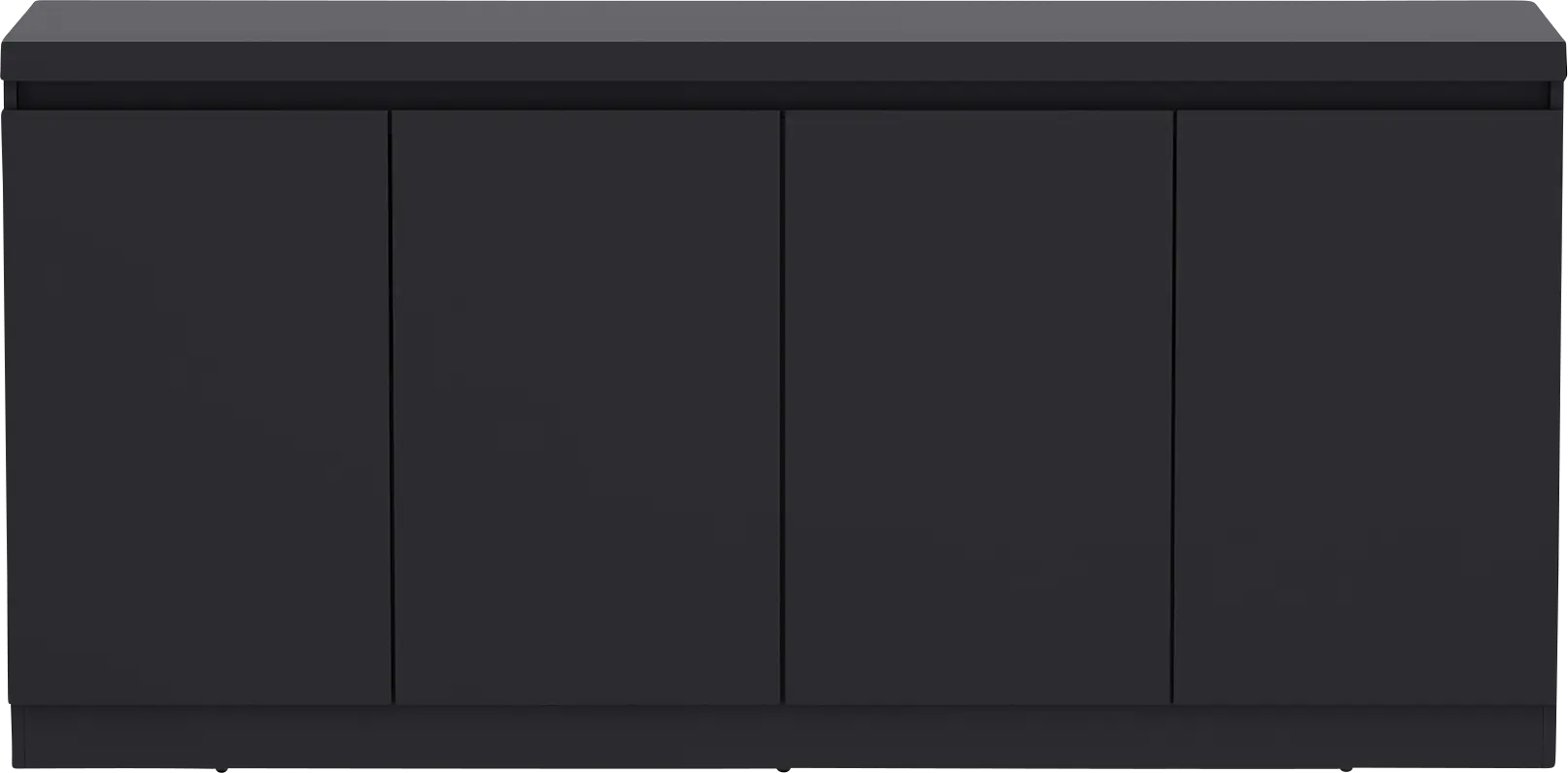 Luckytube Black Sideboard