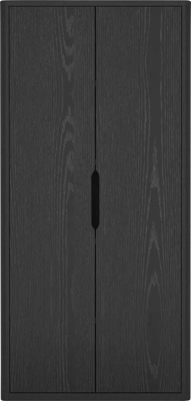 Shadebooks II Black Storage Cabinet