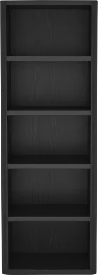 Shadebooks I Black Bookcase