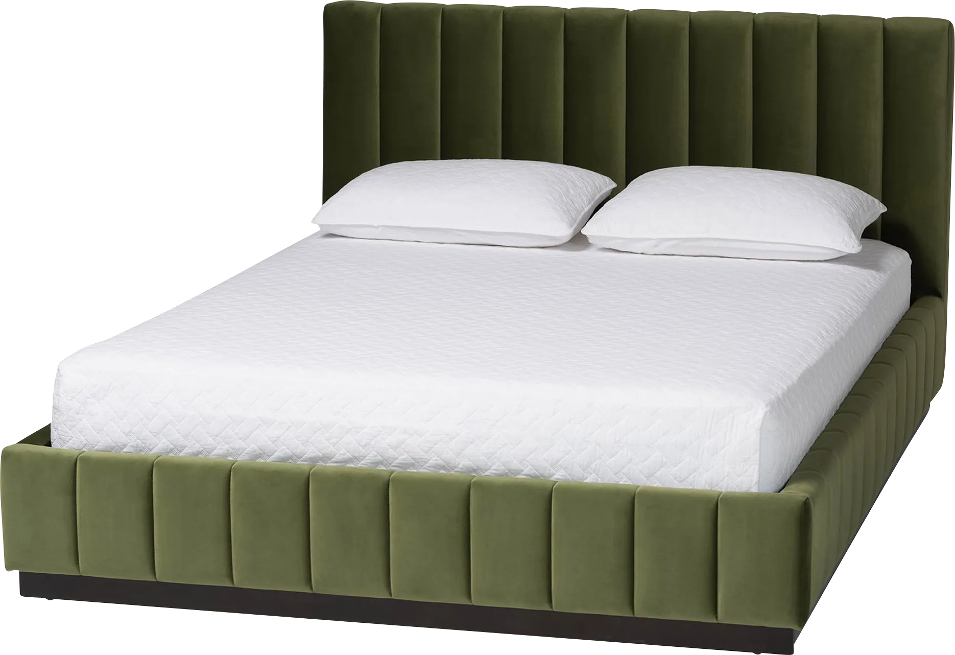 Betany Green Queen Bed - Image 1