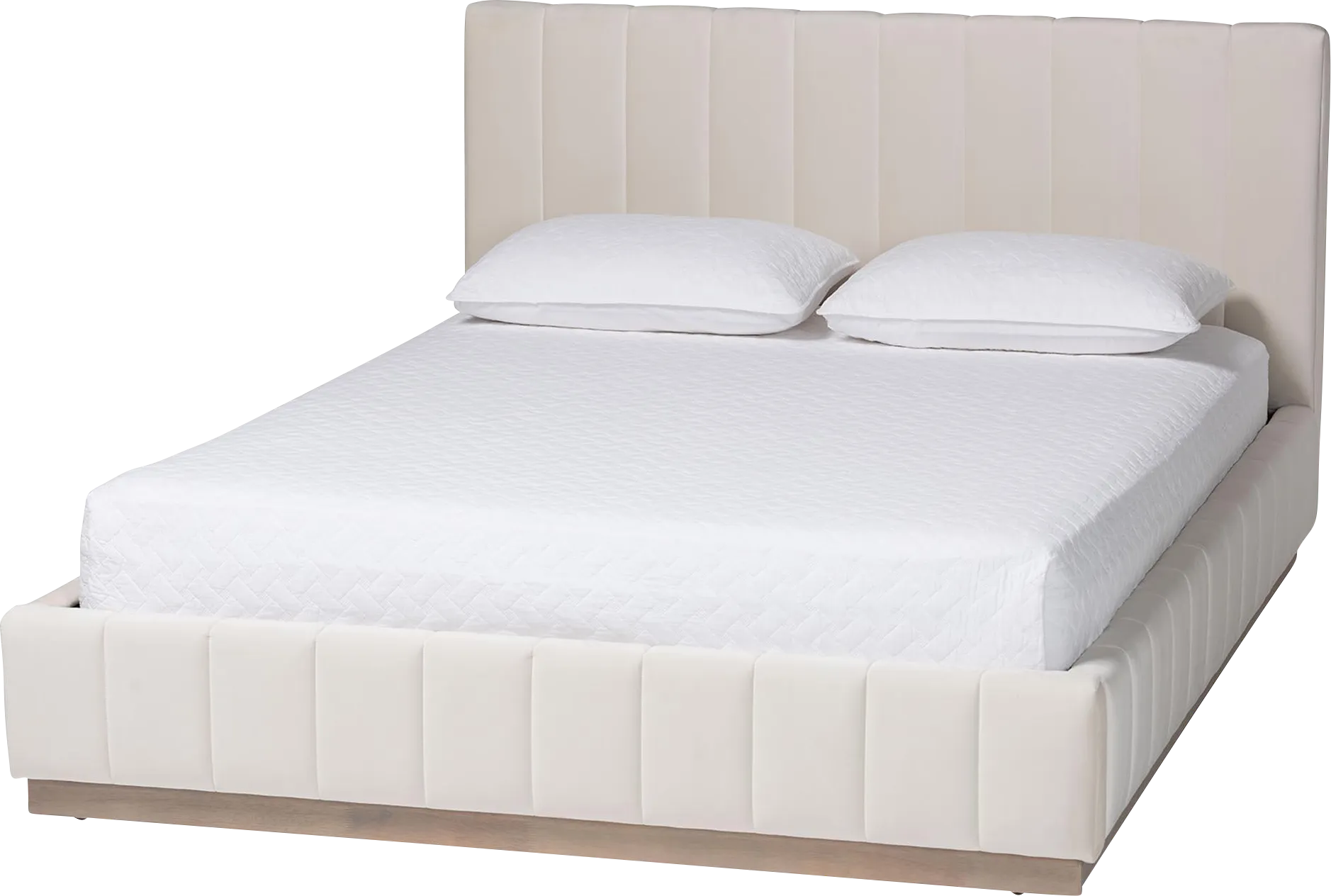 Betany White Queen Bed - Image 1