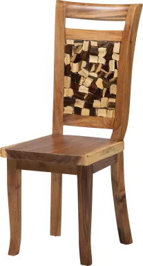 Oaktube Brown Dining Chair