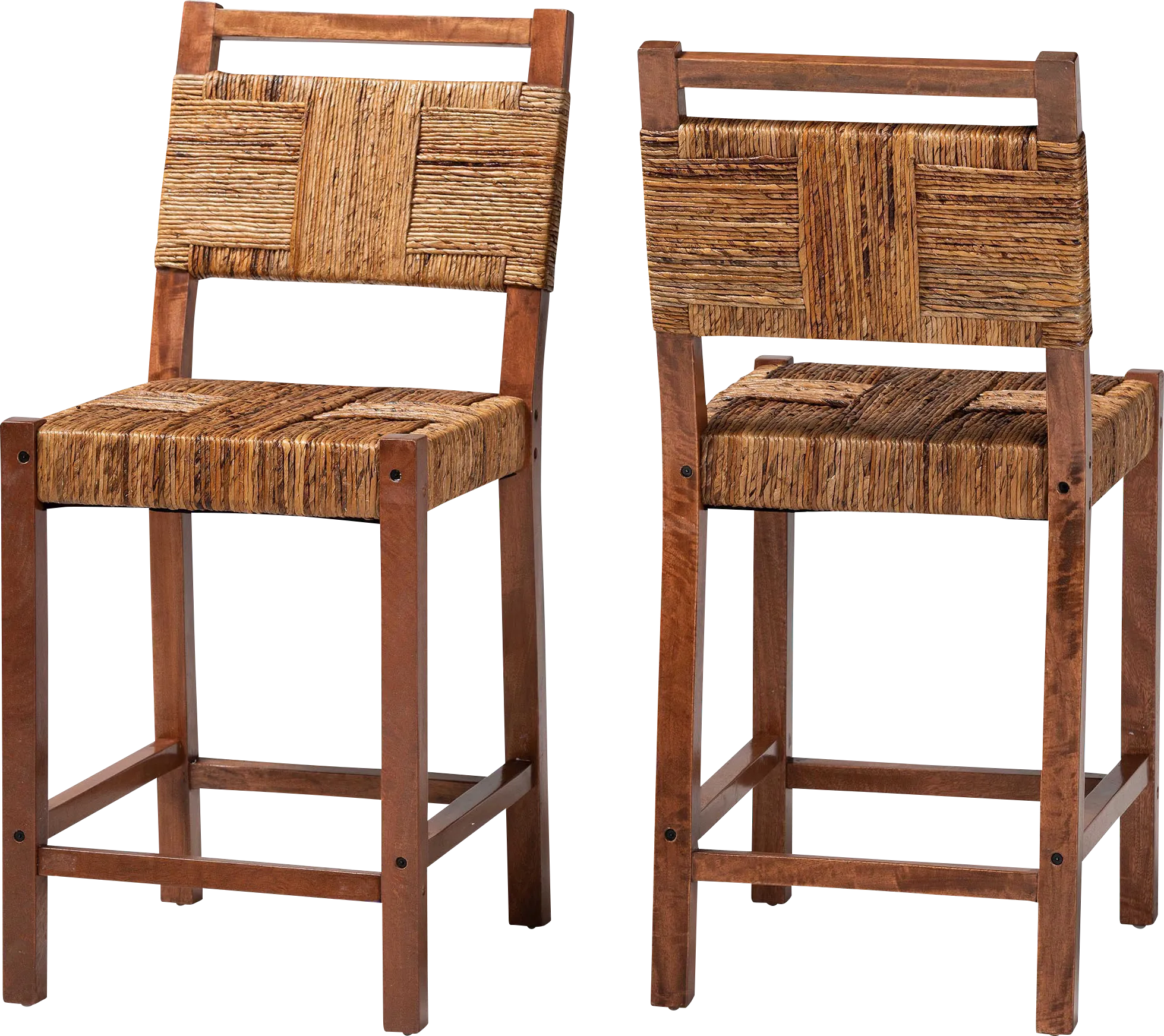 Shadepaw Light Brown Counter Height Stool, Set of 2 - Thumbnail - Image 1