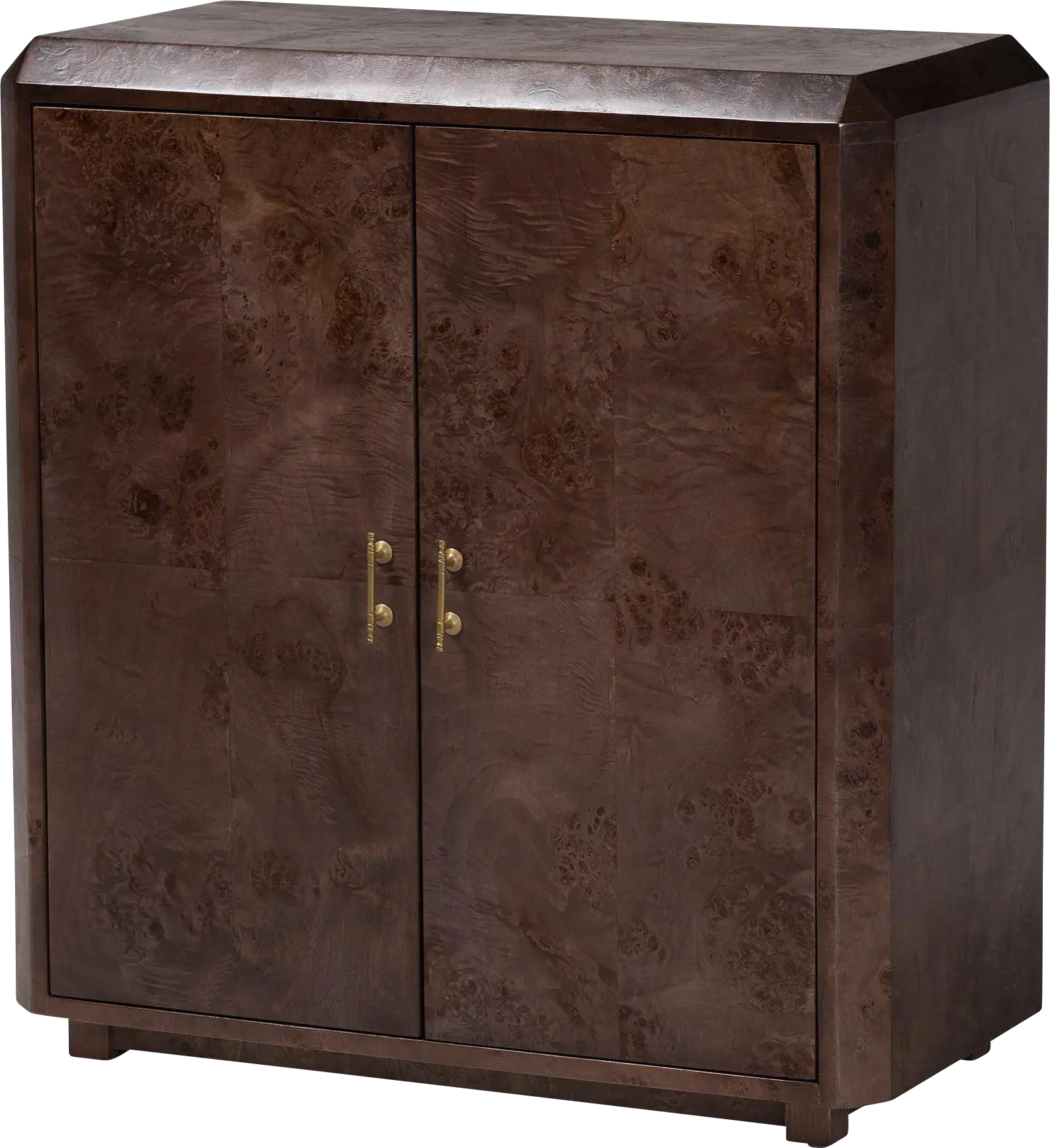 Primsun Dark Brown Accent Cabinet