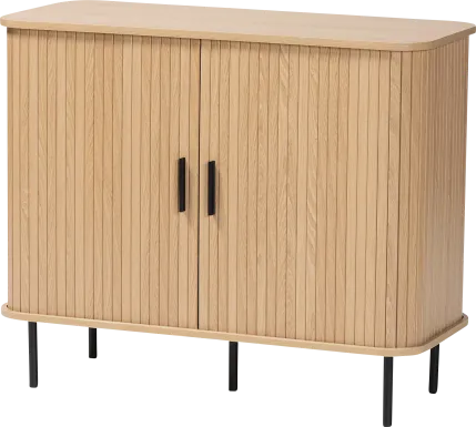 Eleacoms Light Brown Storage Cabinet
