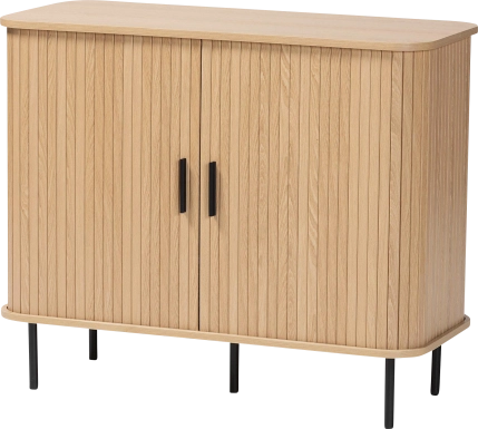 Eleacoms Light Brown Storage Cabinet