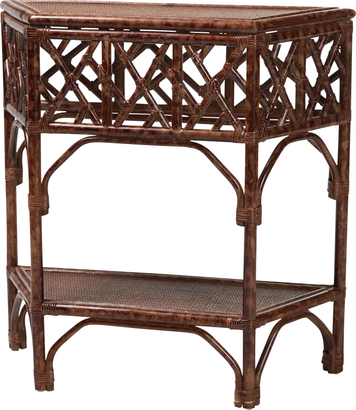 Webwayt Dark Brown Console Table
