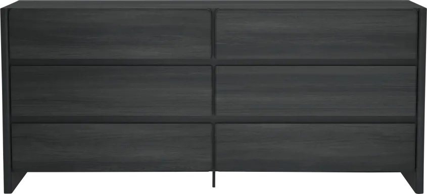 Herosunny Dark Gray Dresser