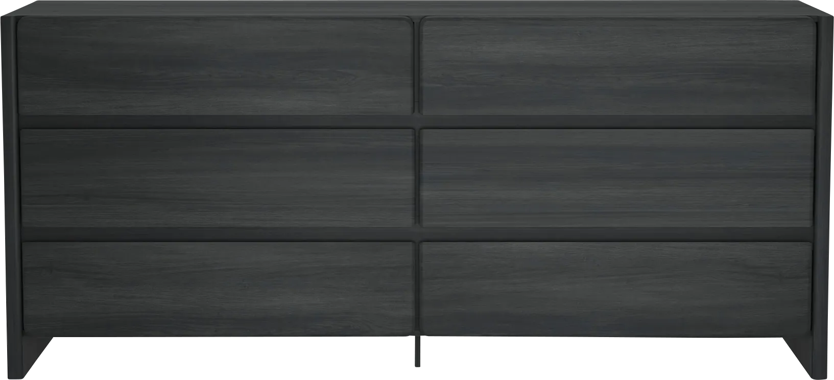 Herosunny Dark Gray Dresser - Image 1