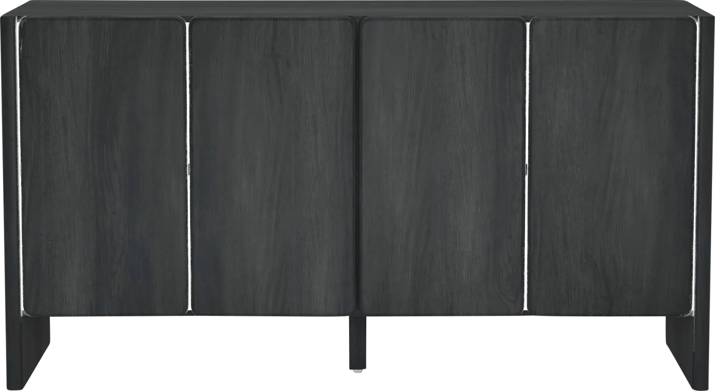 Herosunny Dark Gray Sideboard