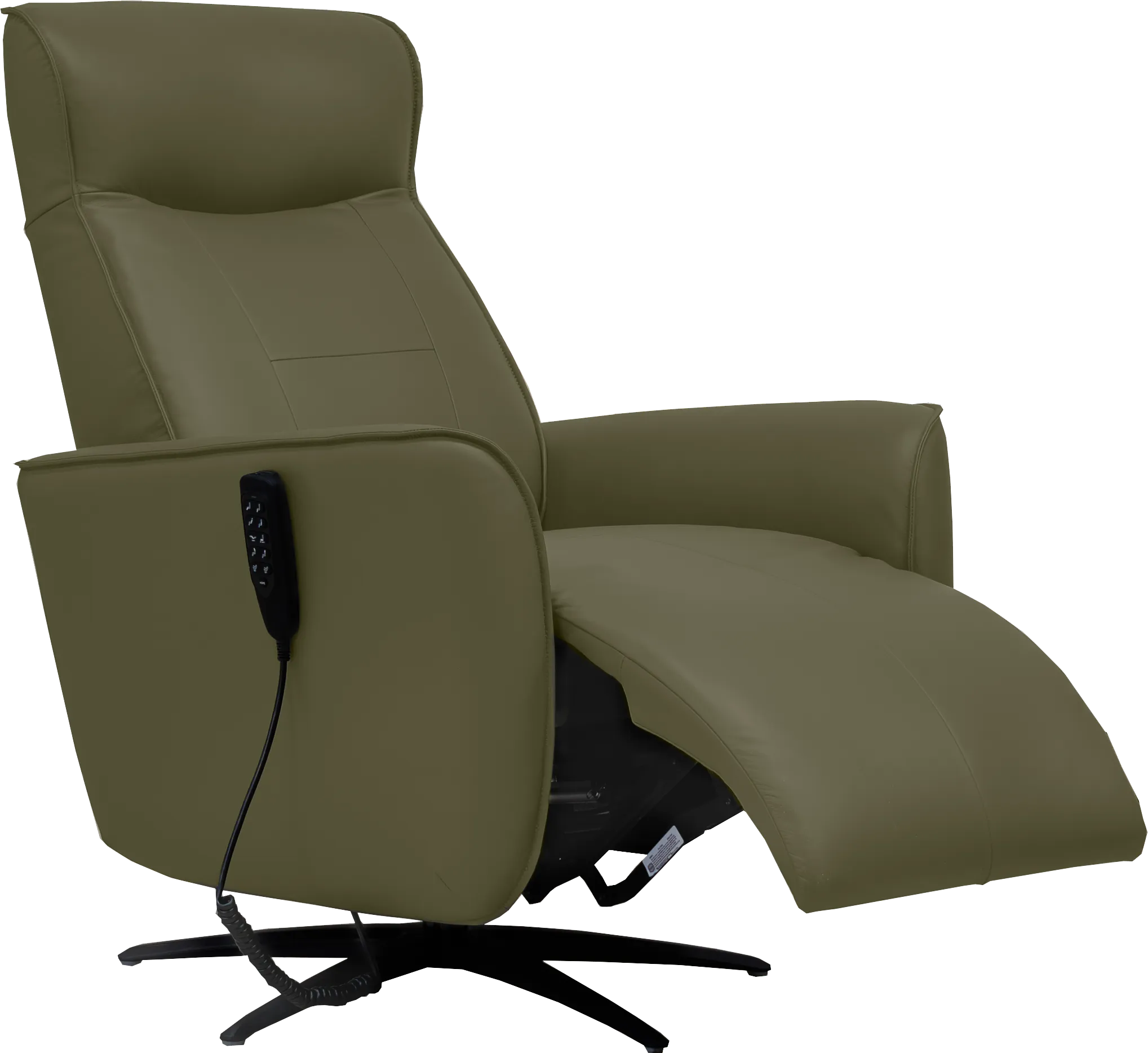 Fraser Olive Triple Power Recliner - Thumbnail - Image 1