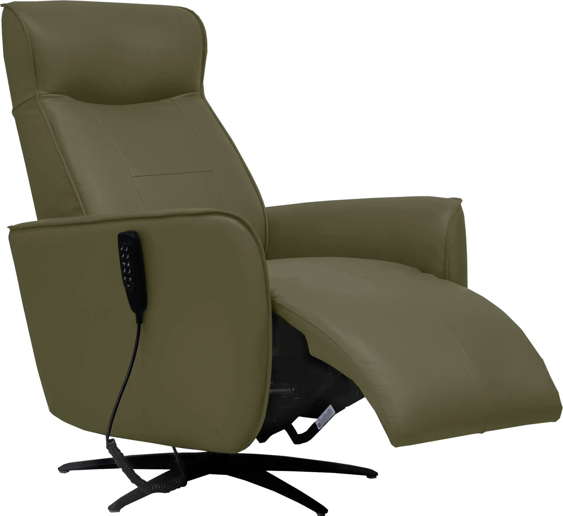 Fraser Olive Triple Power Recliner - Image 1