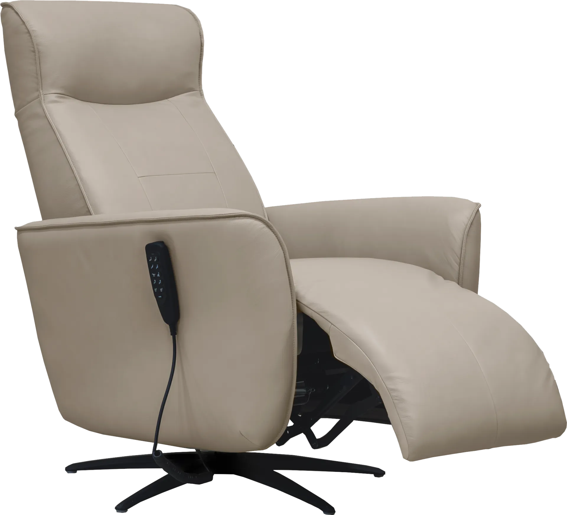 Fraser Pebble Triple Power Recliner - Image 1