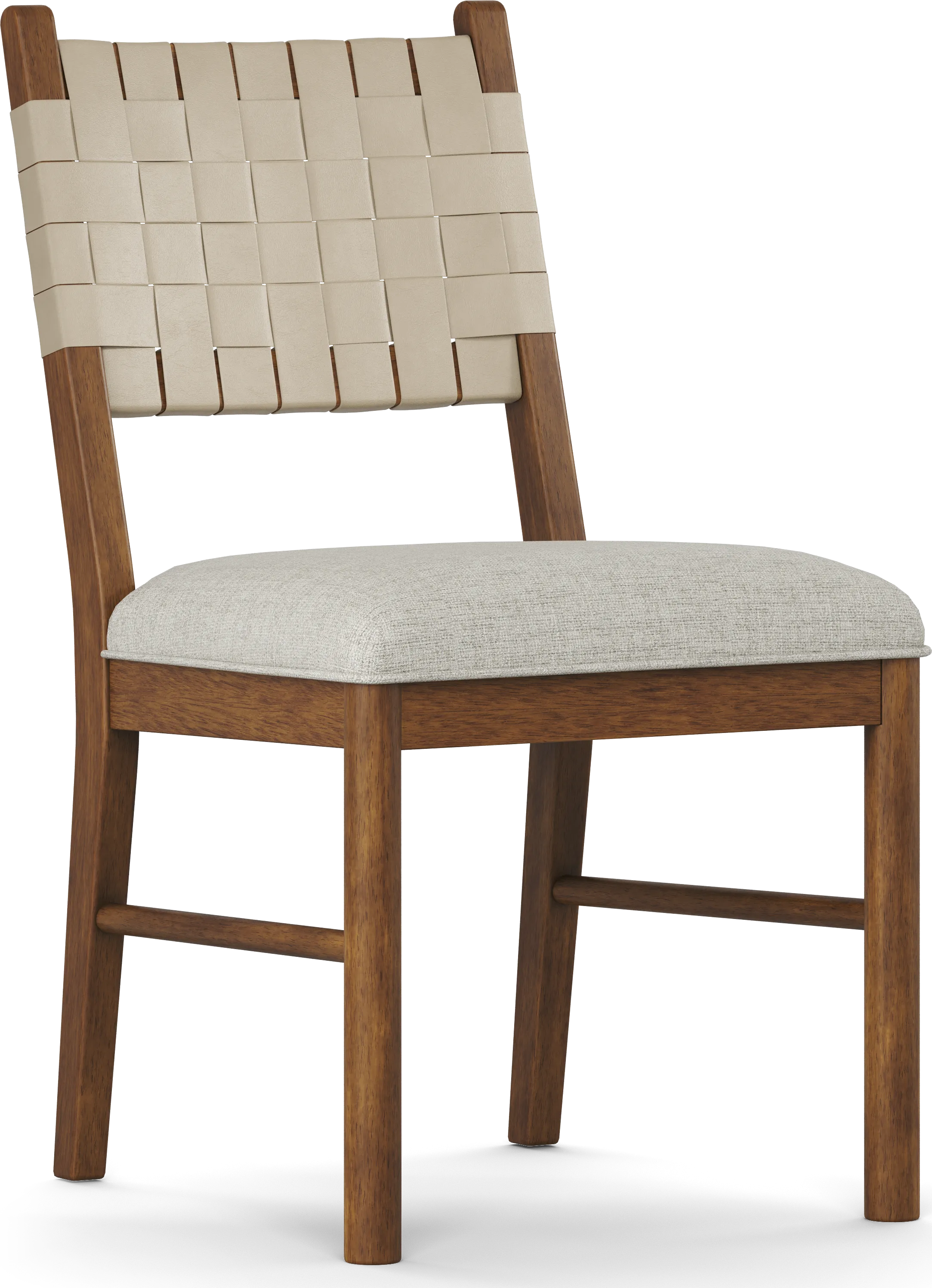 Surrey Ellis Brown 5 Pc Dining Room with Strap Back Chairs - Thumbnail - Image 4