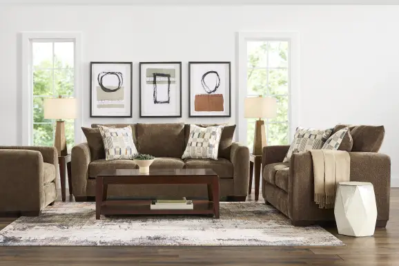 Chamberlain Brown 5 Pc Living Room