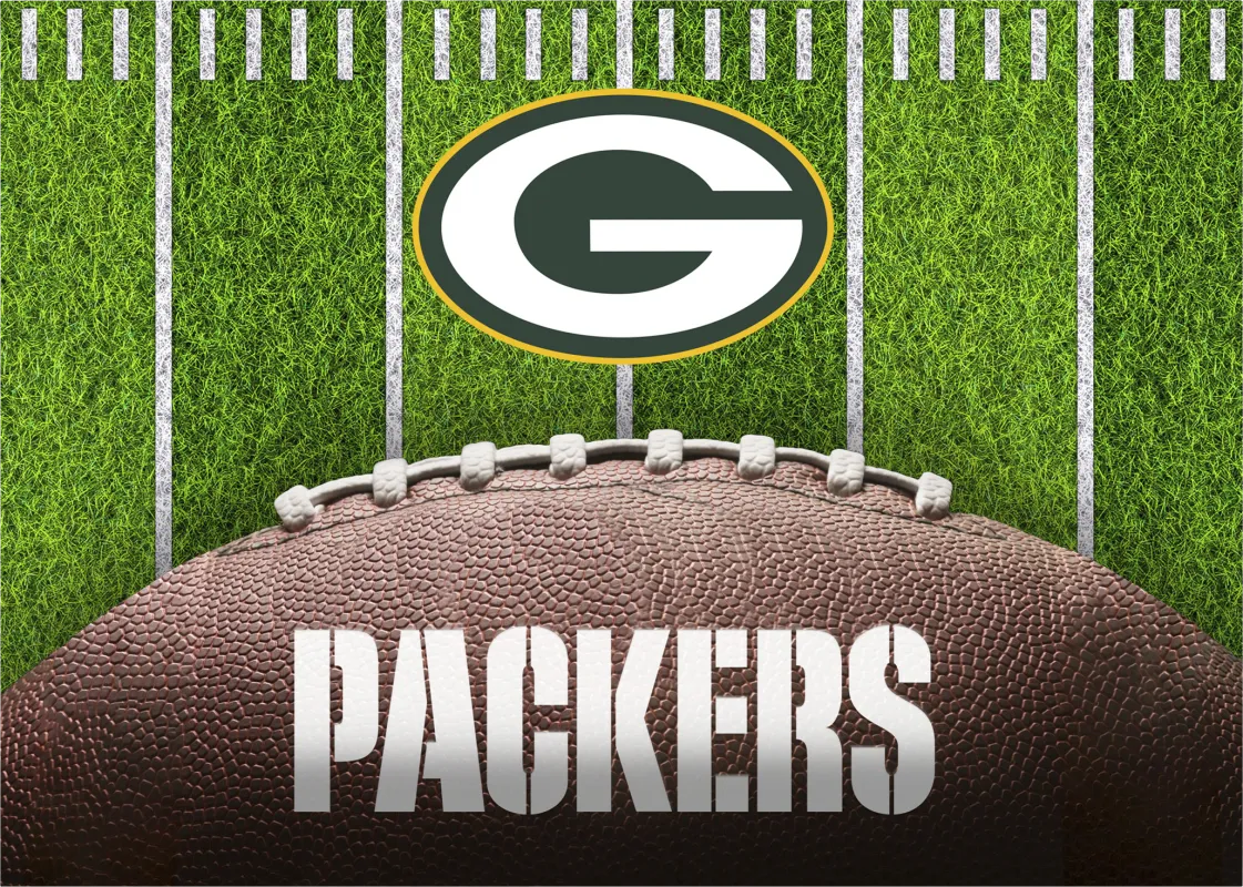 Green Bay Packers 5' x 7' Machine Washable Rug