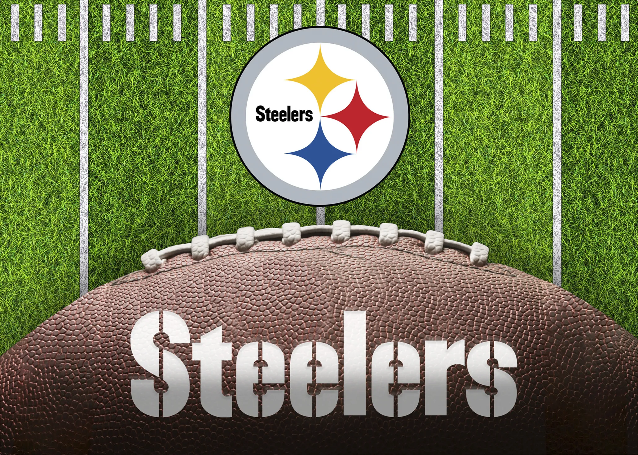 Pittsburgh Steelers 5' x 7' Machine Washable Rug - Thumbnail - Image 1