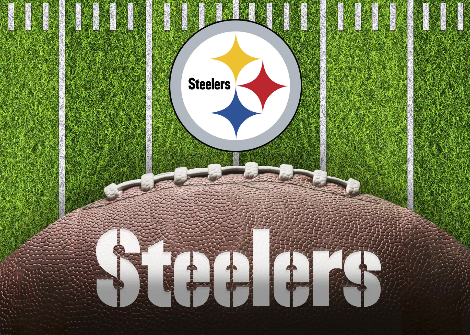 Pittsburgh Steelers 5' x 7' Machine Washable Rug - Image 1