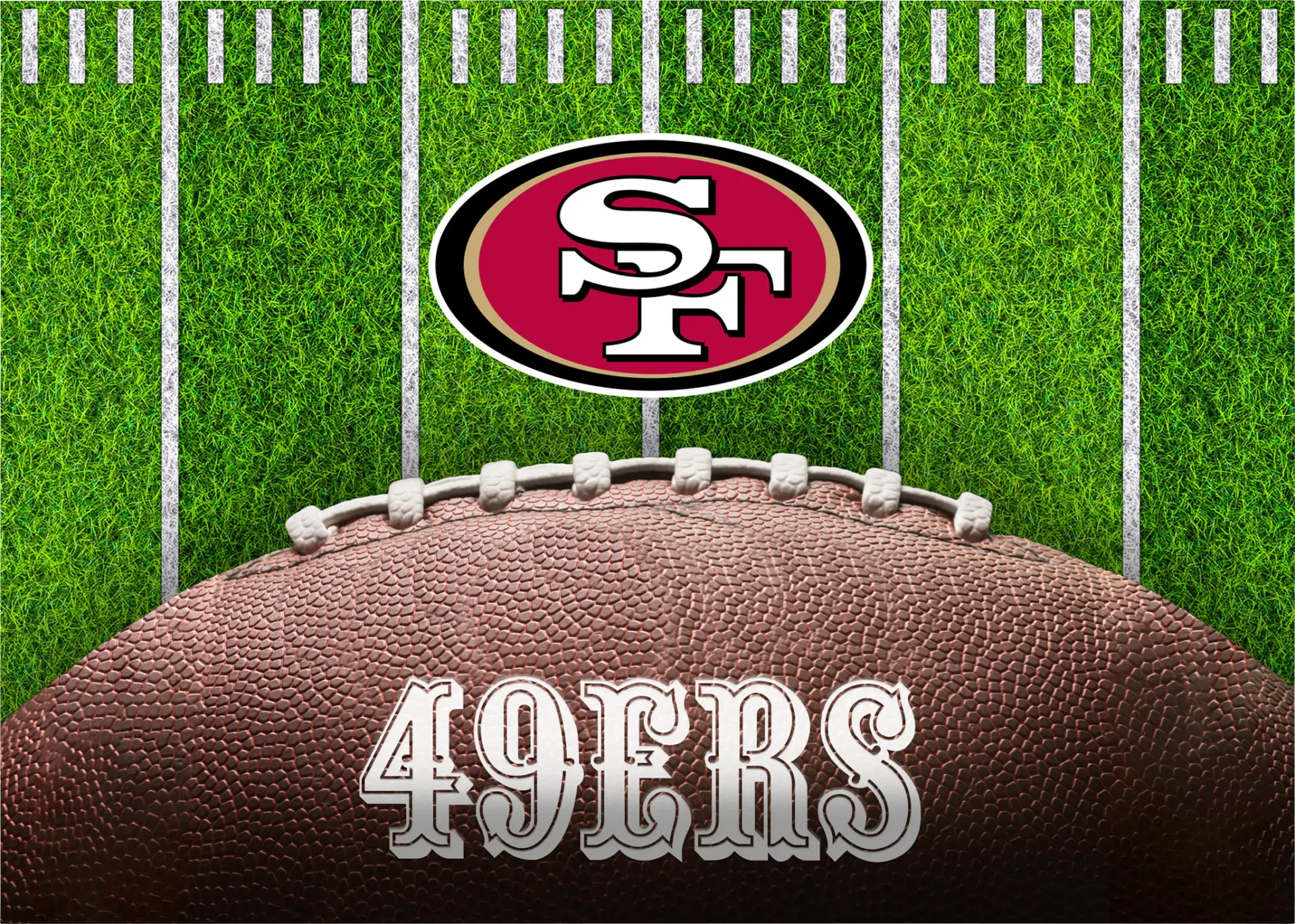 San Francisco 49ers 5' x 7' Machine Washable Rug