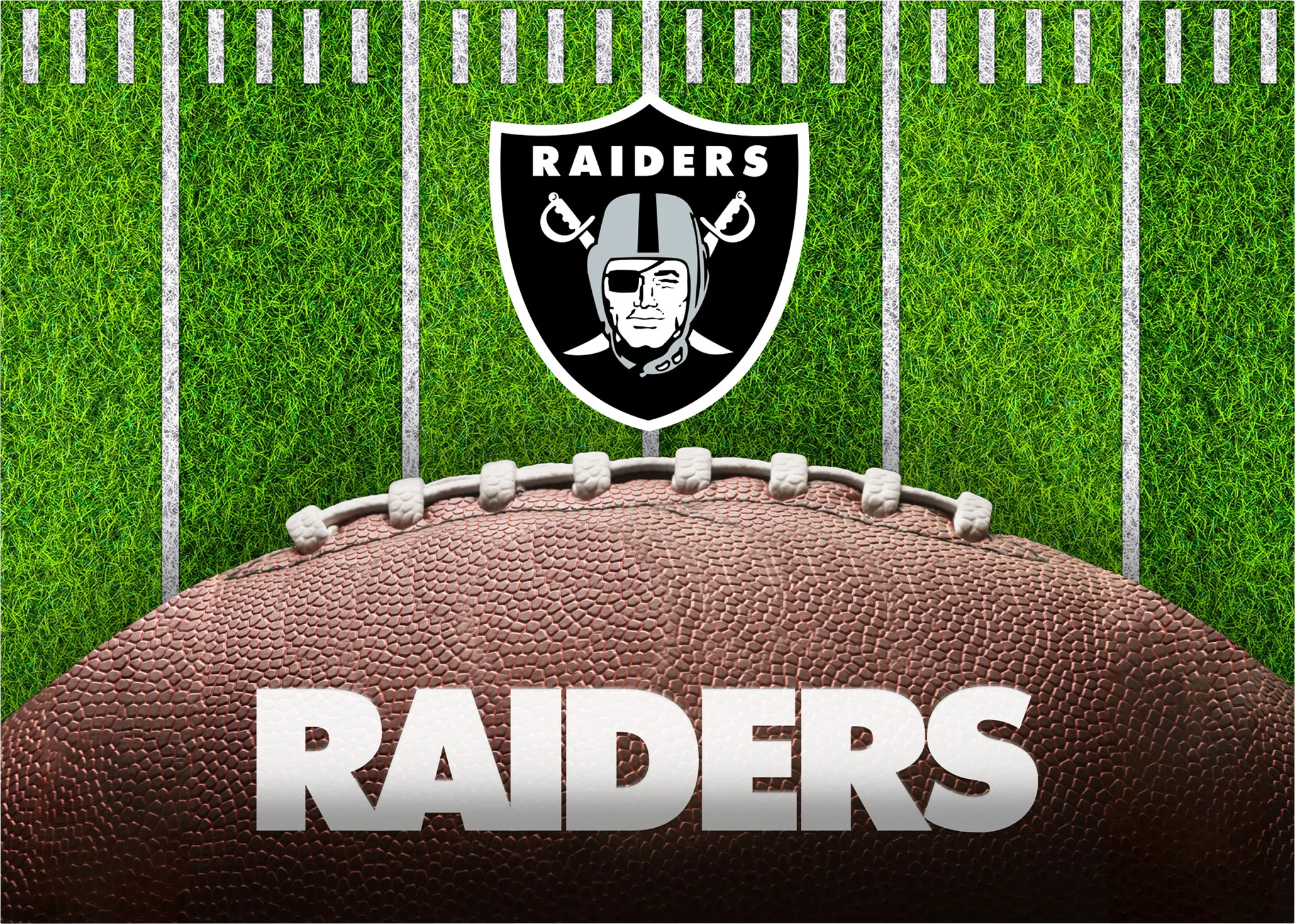 Las Vegas Raiders 5' x 7' Machine Washable Rug - Thumbnail - Image 1