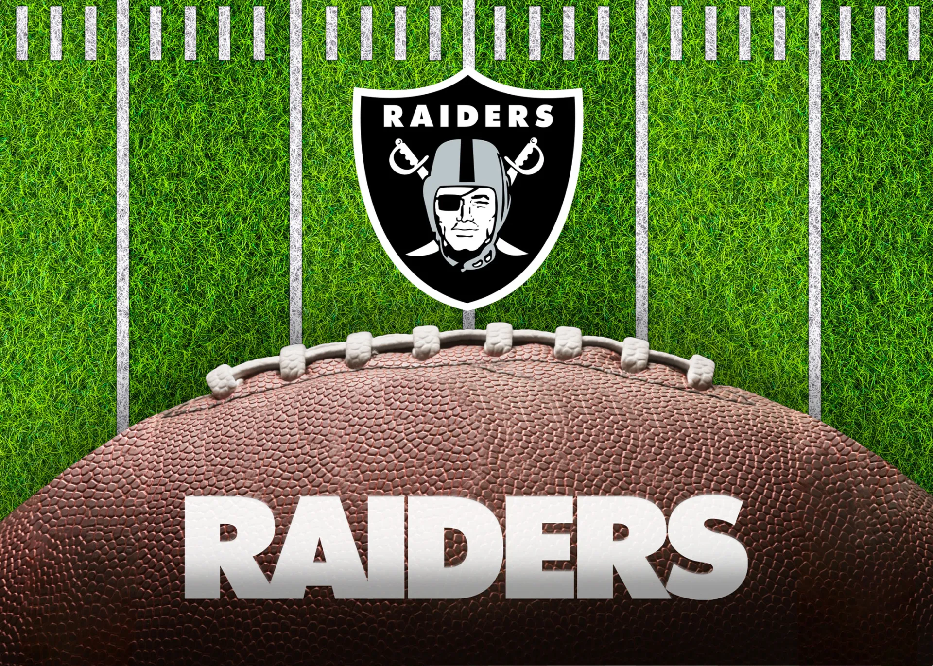 Las Vegas Raiders 5' x 7' Machine Washable Rug - Image 1
