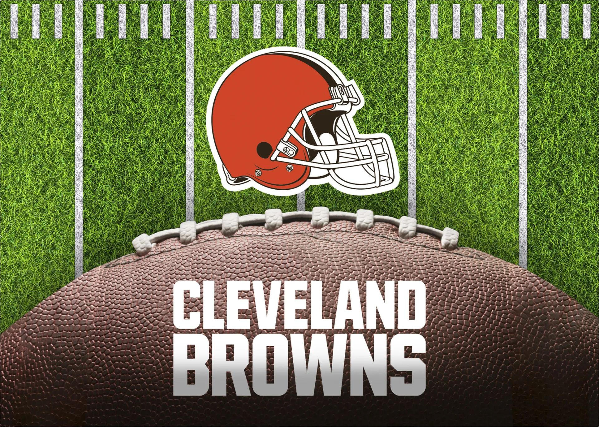 Cleveland Browns 5' x 7' Machine Washable Rug - Image 1