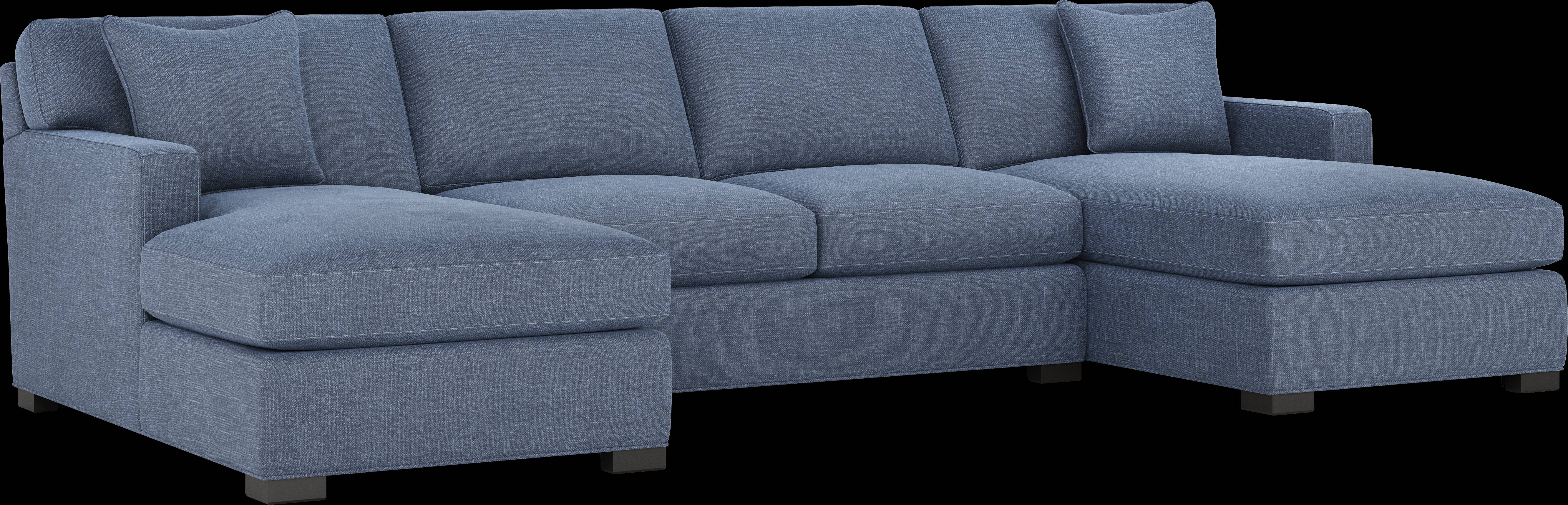 Harmonie Sapphire 3 Pc Sleeper Sectional - Thumbnail - Image 1