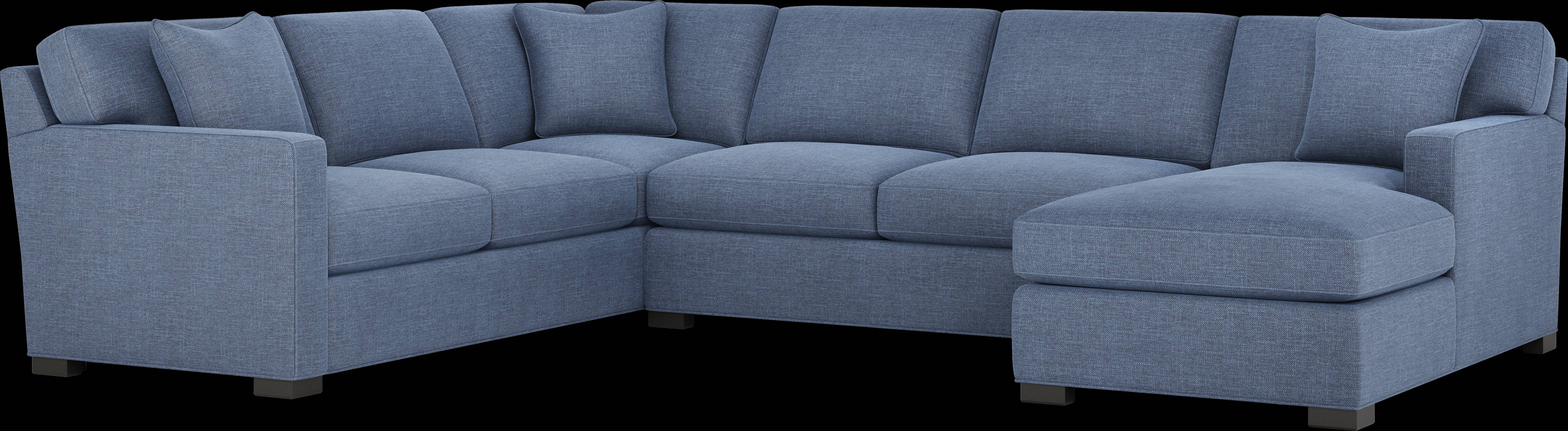 Harmonie Sapphire 3 Pc Sectional - Thumbnail - Image 1