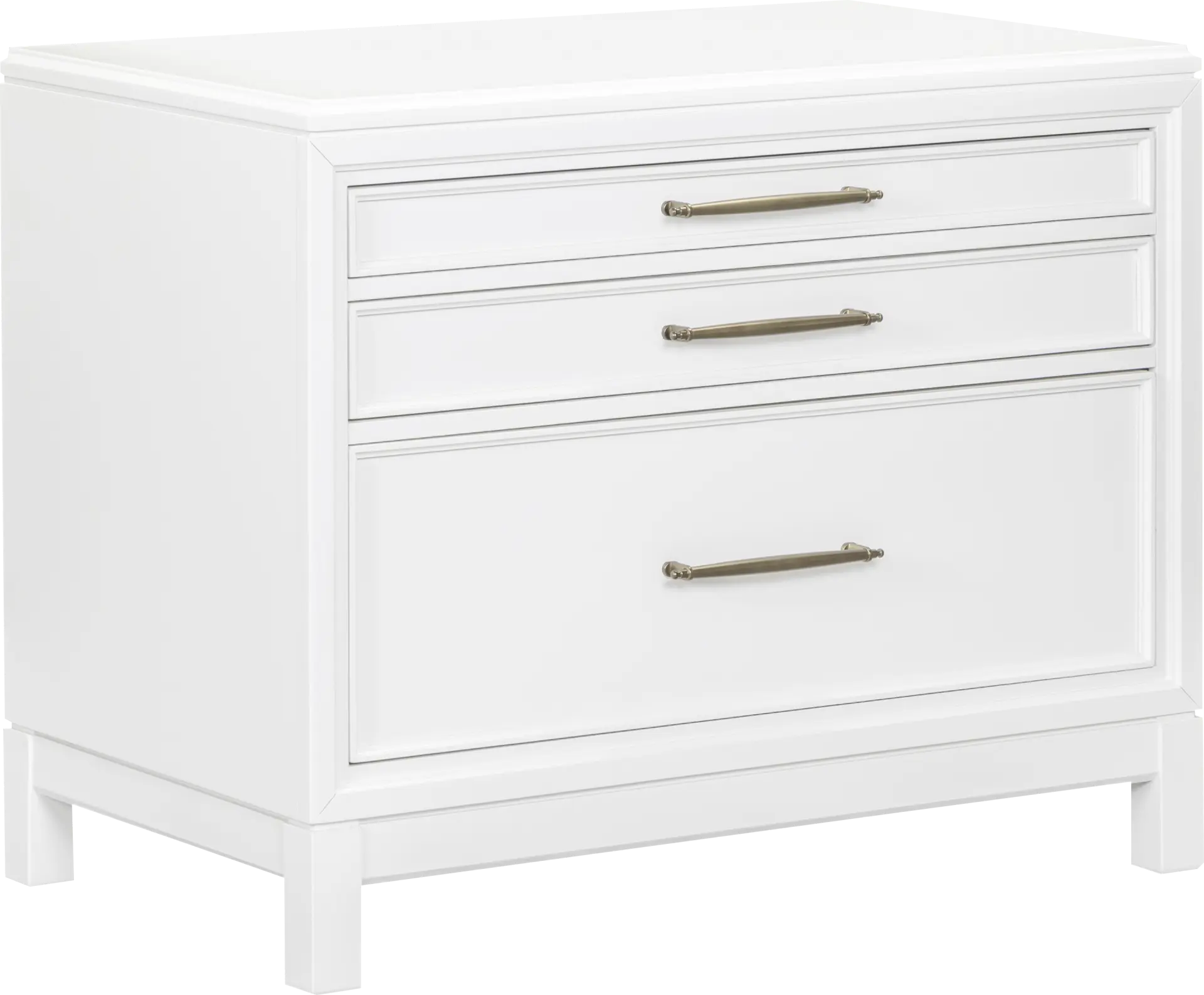 Albion White File Cabinet