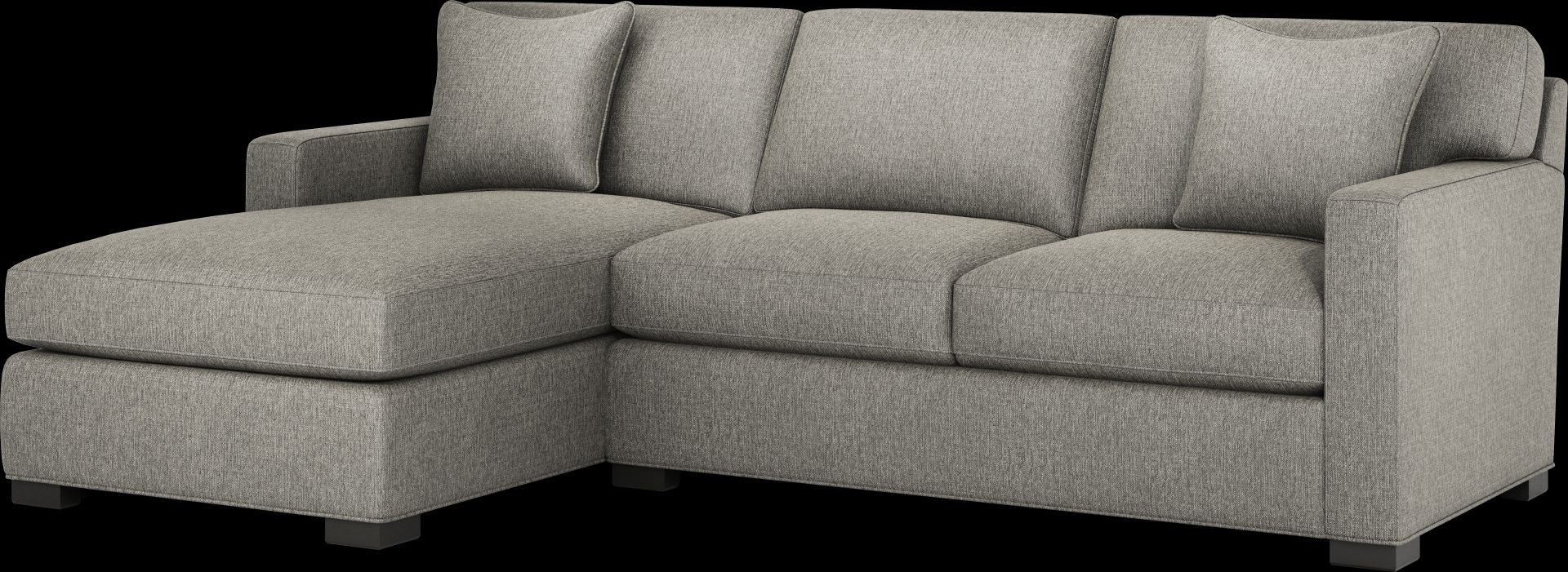 Harmonie Gray 2 Pc Sectional - Image 1