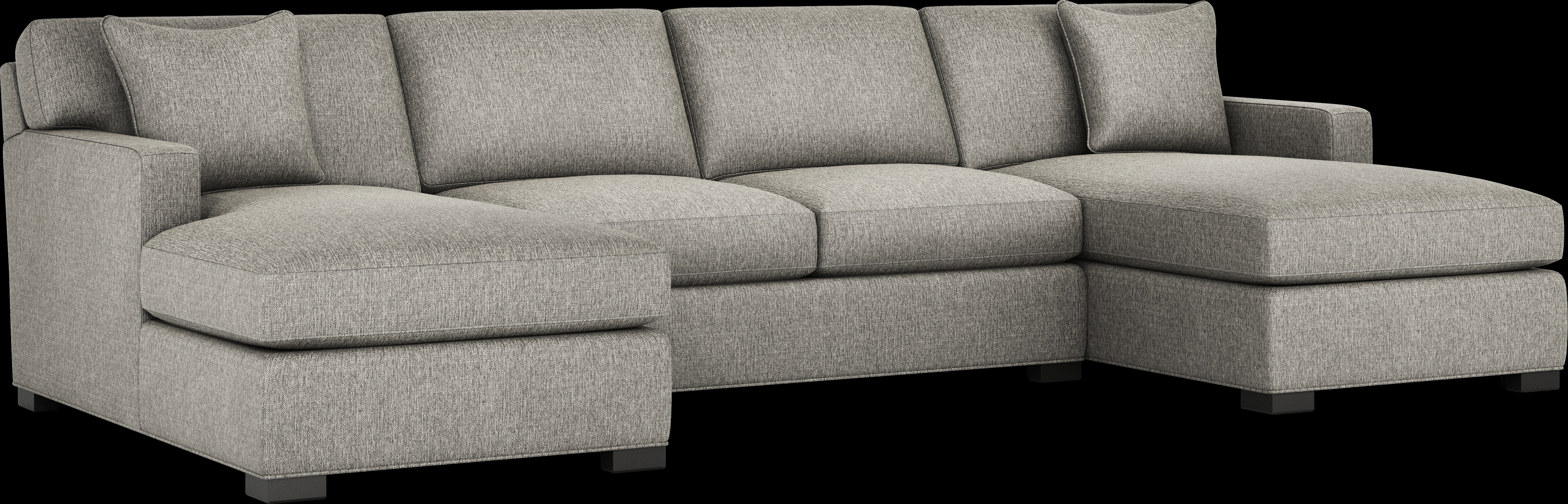 Harmonie Gray 3 Pc Sectional - Thumbnail - Image 1