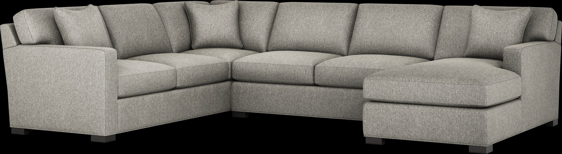 Harmonie Gray 3 Pc Sectional - Image 1