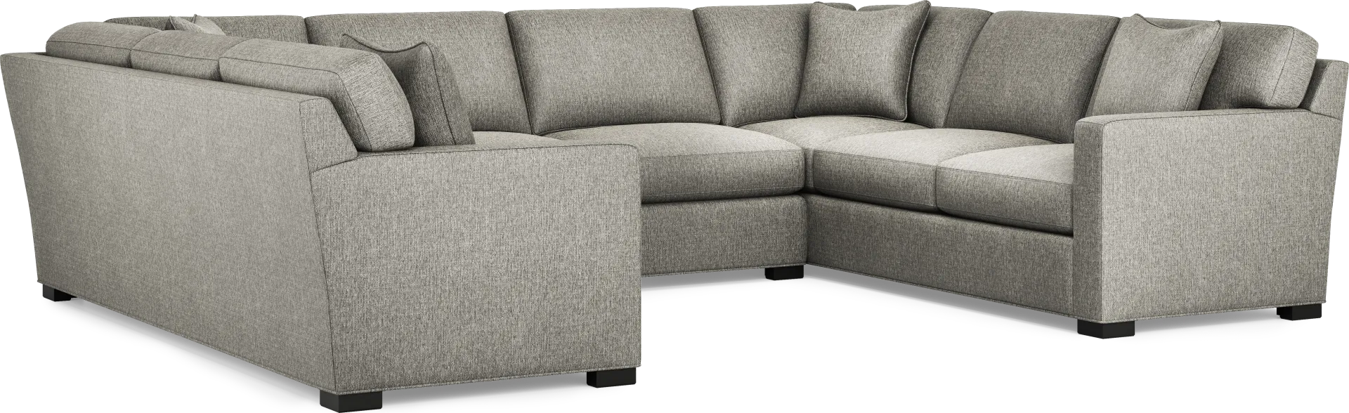 Harmonie Gray 3 Pc Sectional - Image 1