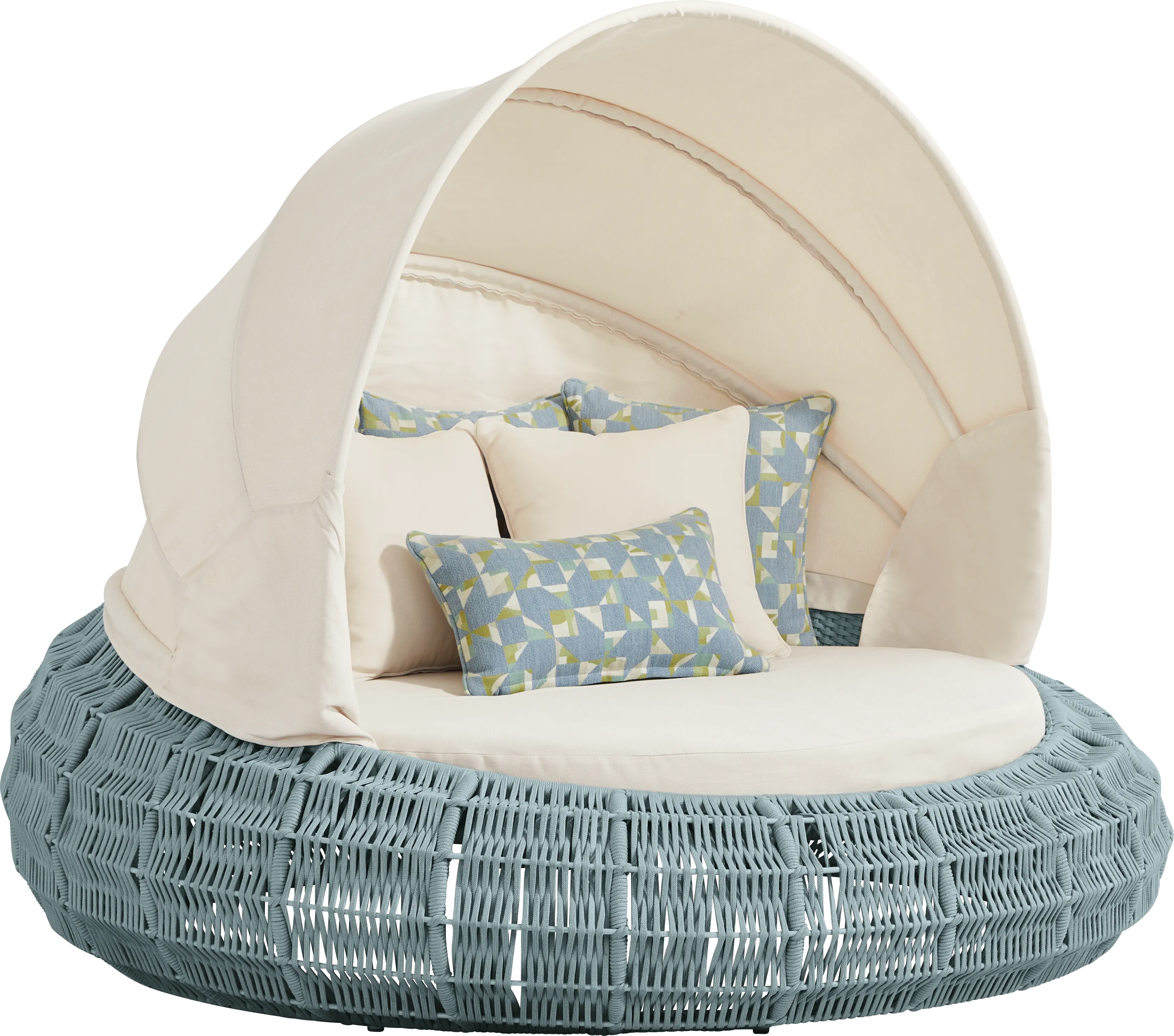 Malibu Teal Outdoor Daybed - Thumbnail - Image 1