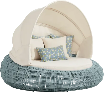Malibu Teal Outdoor Daybed