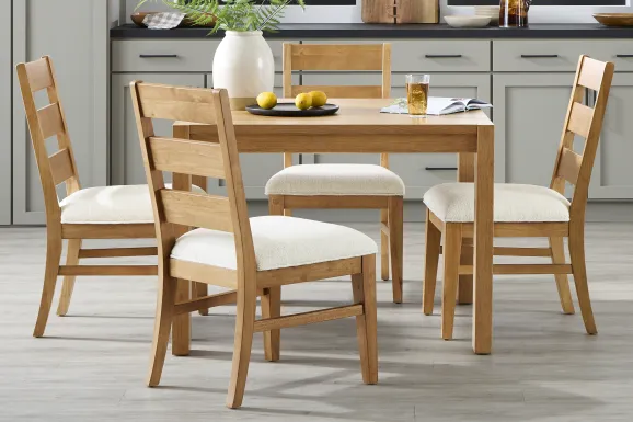 Ithaca Natural 5 Pc Square Dining Room