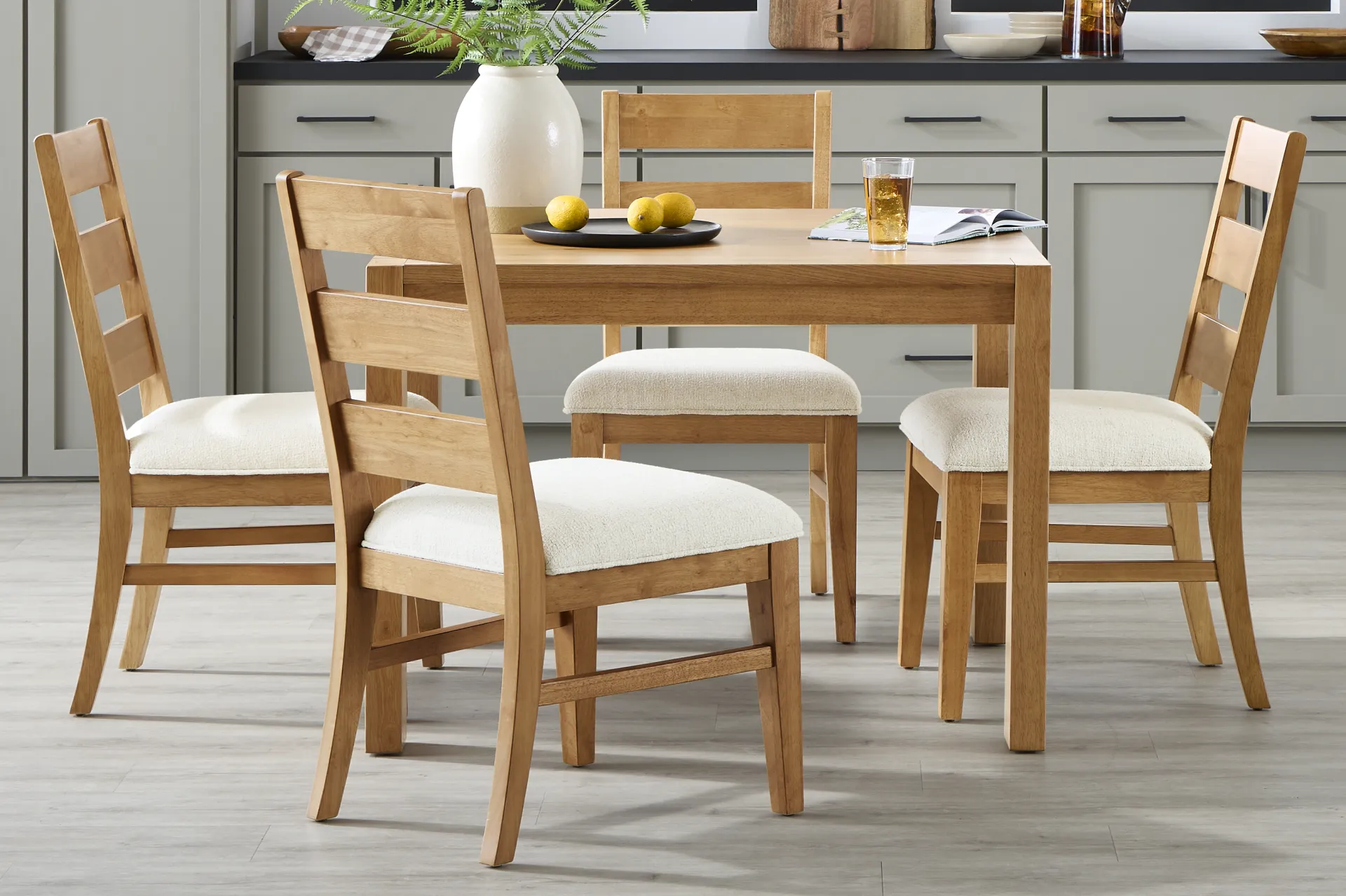 Ithaca Natural Square Dining Table - Image 2