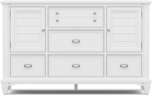 Hilton Head White Door Dresser